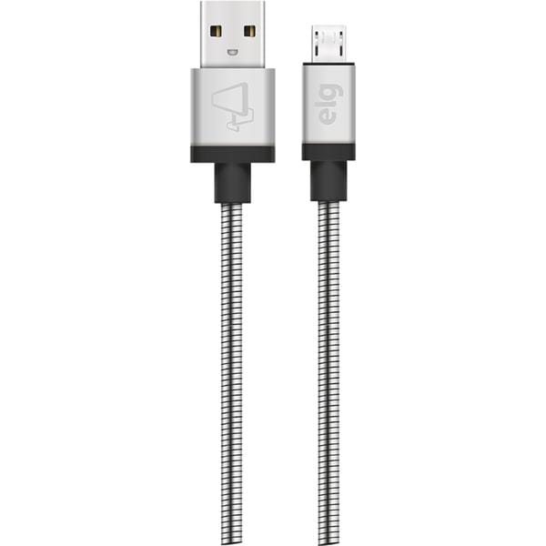 Cabo USB para micro USB, 1m, Prata, INX510SL, Elg - CX 1 UN