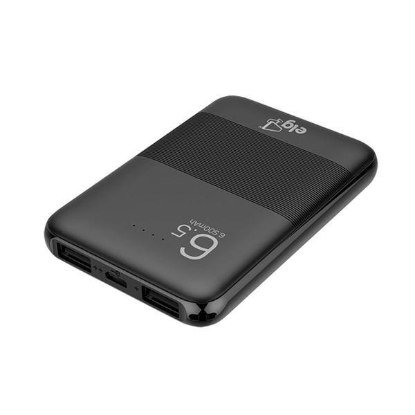 Carregador portátil Power Bank USB 6.500mAh PB65 Elg - PT 1 UN