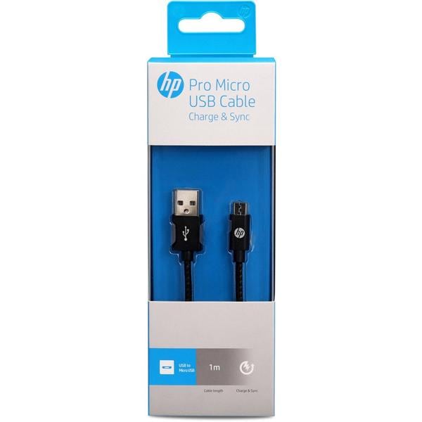 Cabo USB para micro USB, 1 metro, preto, 55709, HP041GBBLK, HP - BT 1 UN