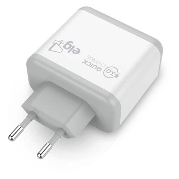 Carregador de tomada c/1 saída USB + 1 saída USB-C WC2S-PDQC Elg CX 1 UN