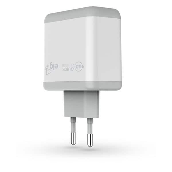 Carregador de tomada c/1 saída USB + 1 saída USB-C WC2S-PDQC Elg CX 1 UN