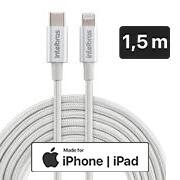 Cabo de sincronia micro USB-C para lightning, certificado Apple, 1,5m, 4830069, Intelbras - CX 1 UN