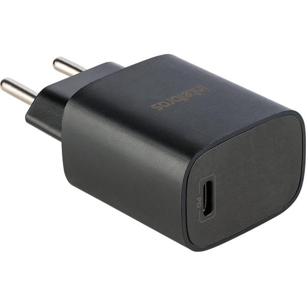 Carregador de tomada com 1 saída USB-C, Preto, EC10, Intelbras - CX 1 UN