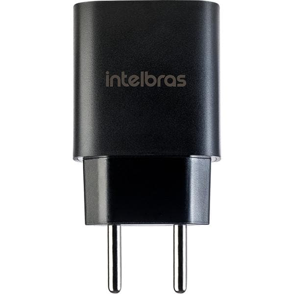 Carregador de tomada com 1 saída USB-C, Preto, EC10, Intelbras - CX 1 UN