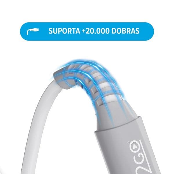 Kit Carregador De Parede Ultra Rápido Com 1 Saída USB-C Power Delivery 20W + Cabo USB-C para USB-C, I2GO 1,5m 3A, I2GKIT9474, I2Go - 1 UN