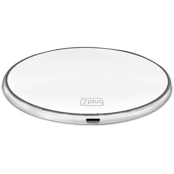 Carregador sem fio 15w branco JD004 2Plug BT 1 UN