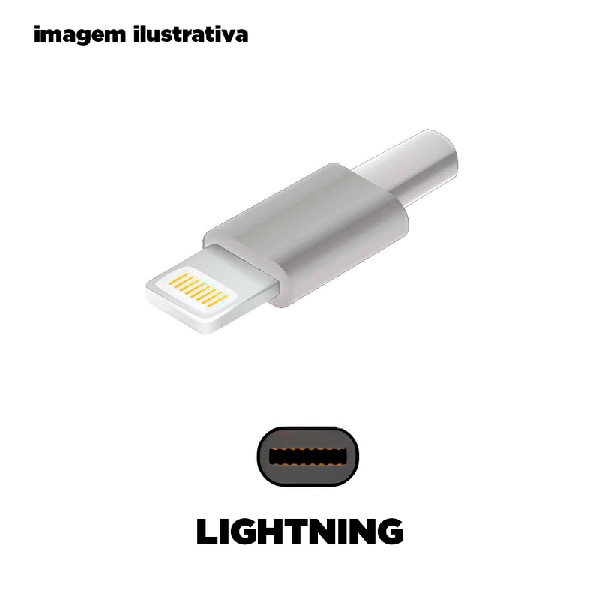 Cabo USB Tipo C para Lightning, 1m, Branco, 74640, Letron - BT 1 UN