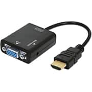 Adaptador HDMI para VGA com Saída de Áudio, JL-H1005, 2Plug - PT 1 UN Adaptador HDMI para VGA com Saída de Áudio, JL-H1005, 2Plug - PT 1 UN