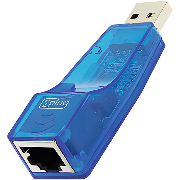 Adaptador de Rede RJ45 para USB 2.0, 100Mbps, JL-LAM02, 2Plug - PT 1 UN