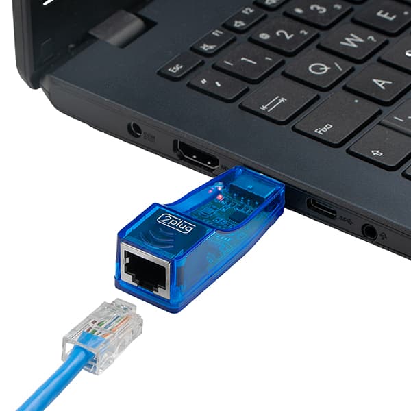 Adaptador de Rede RJ45 para USB 2.0, 100Mbps, JL-LAM02, 2Plug - PT 1 UN