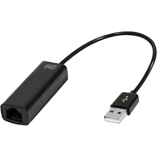 Adaptador de Rede RJ45 para USB 2.0, 100Mbps, JL-U201P, 2Plug - PT 1 UN