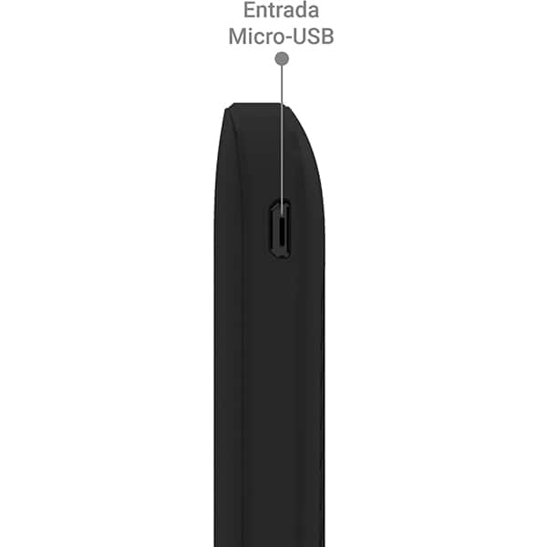 Carregador Portátil Power Bank USB, Fast Charger PD, 10000mAh, Preto, SL10, 2Plug - CX 1 UN