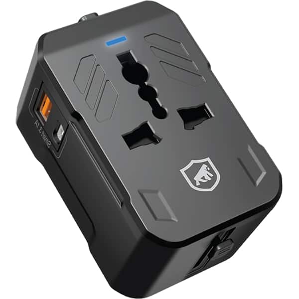 Carregador de tomada universal com adaptadores, GS-8840, Gshield - CX 1 UN