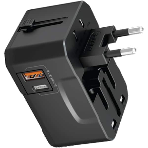 Carregador de tomada universal com adaptadores, GS-8840, Gshield - CX 1 UN