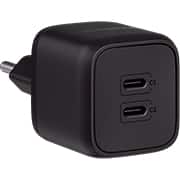 Carregador de tomada com 2 saídas USB-C, 45w, Preto, EC-20, Intelbras - CX 1 UN Carregador de tomada com 2 saídas USB-C, 45w, Preto, EC-20, Intelbras - CX 1 UN
