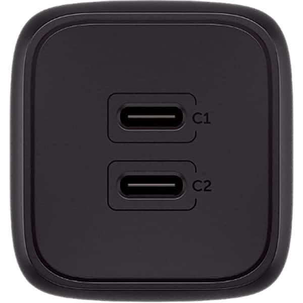 Carregador de tomada com 2 saídas USB-C, 45w, Preto, EC-20, Intelbras - CX 1 UN