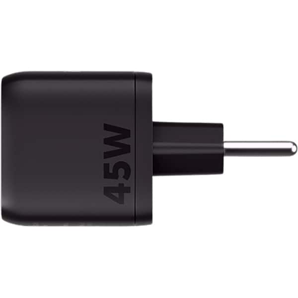 Carregador de tomada com 2 saídas USB-C, 45w, Preto, EC-20, Intelbras - CX 1 UN