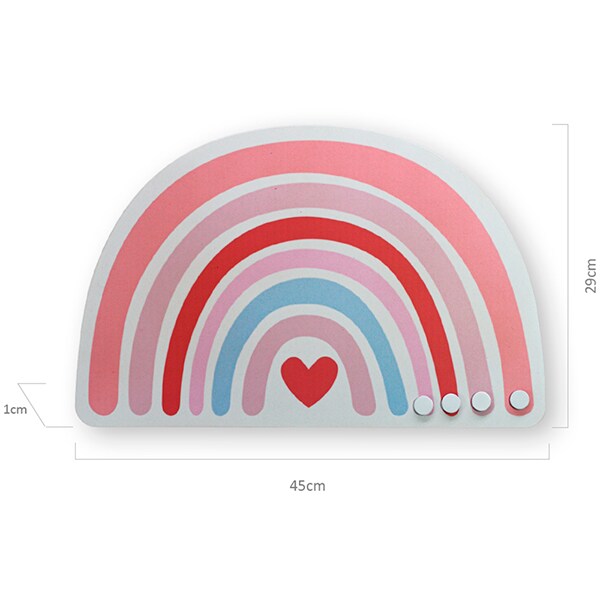 Painel Metálico para recados, Arco-íris, 10341005, Geguton - PT 1 UN