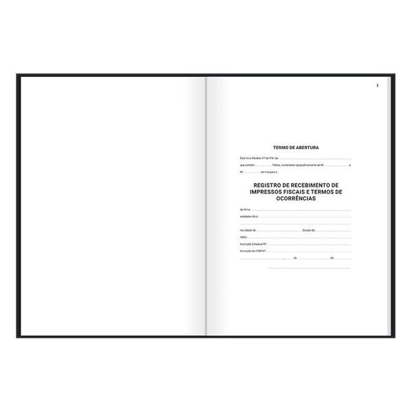 Livro Registro recolhimento imposto fiscal com 50 folhas Brief Spiral PT 1 UN