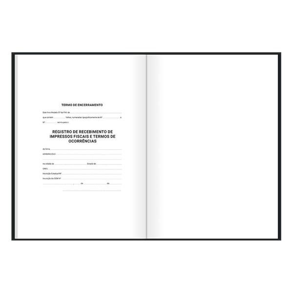Livro Registro recolhimento imposto fiscal com 50 folhas Brief Spiral PT 1 UN
