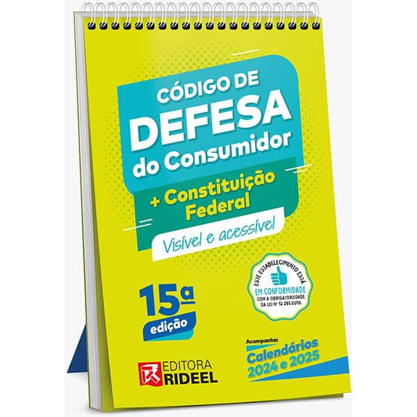 Código de Defesa do Consumidor,15ª edição, Ed Rideel - PT 1 UN