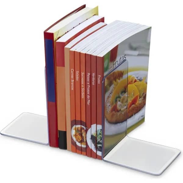 Suporte p/livros /cds e dvds bibliocanto cristal Maxcril PT 2 UN Suporte p/livros /cds e dvds bibliocanto cristal Maxcril PT 2 UN
