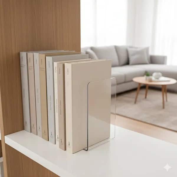 Suporte p/livros /cds e dvds bibliocanto cristal Maxcril PT 2 UN Suporte p/livros /cds e dvds bibliocanto cristal Maxcril PT 2 UN