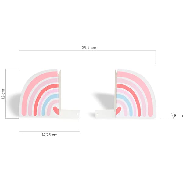 Suporte para Livros, Arco-Íris, 10306005, Geguton - PT 1 UN