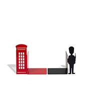 Suporte p/livros Londres Geguton PT 1 UN