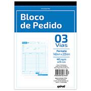Bloco pedido 40x3 1/4 148x209mm 3 vias 302 Spiral UN 1 UN Bloco pedido 40x3 1/4 148x209mm 3 vias 302 Spiral UN 1 UN