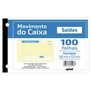 Movimento do caixa saída, 100 folhas, 166 mm x 105 mm, 202 Spiral - 1 UN Movimento do caixa saída, 100 folhas, 166 mm x 105 mm, 202 Spiral - 1 UN