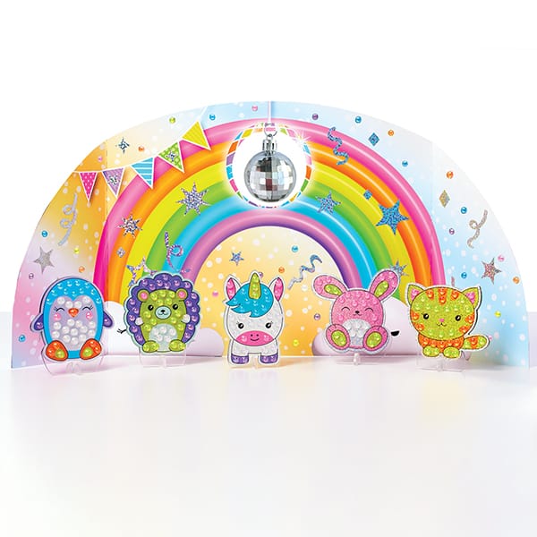 Pintura com Pérolas Festa Disco, Brinquedo Criativo para crianças a partir de 6 anos, Creativity For Kids, Faber-Castell – CX 1 UN