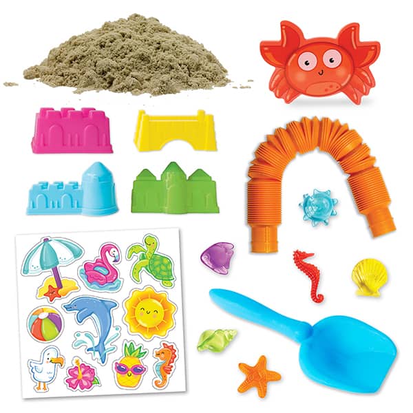 Caixa Sensorial Praia, Brinquedo Criativo para crianças a partir de 3 anos, Creativity For Kids, Faber-Castell – CX 1 UN