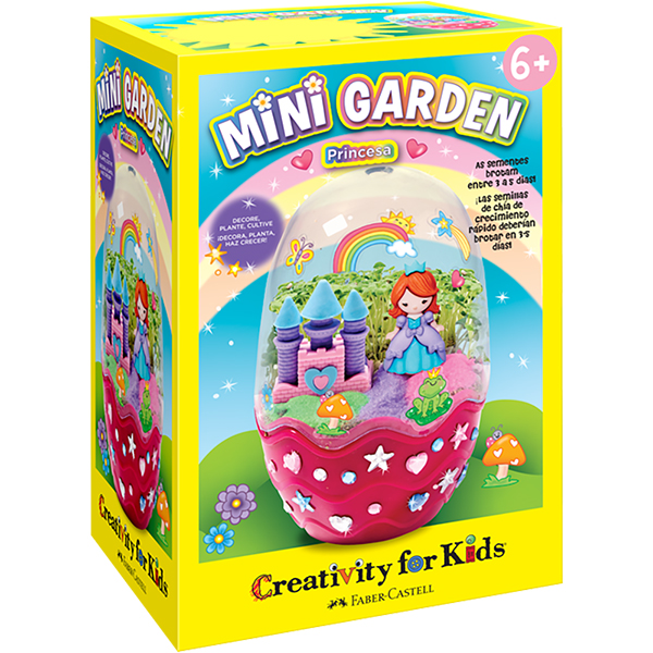 Mini Jardim Princesa, Brinquedo Criativo para crianças a partir de 6 anos, Creativity For Kids, Faber-Castell – CX 1 UN Mini Jardim Princesa, Brinquedo Criativo para crianças a partir de 6 anos, Creativity For Kids, Faber-Castell – CX 1 UN