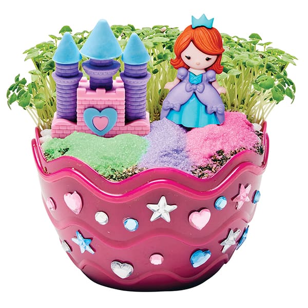 Mini Jardim Princesa, Brinquedo Criativo para crianças a partir de 6 anos, Creativity For Kids, Faber-Castell – CX 1 UN
