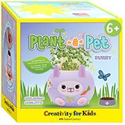 Mini Jardim Coelhinho, Brinquedo Criativo para crianças a partir de 6 anos, Creativity For Kids, Faber-Castell – CX 1 UN