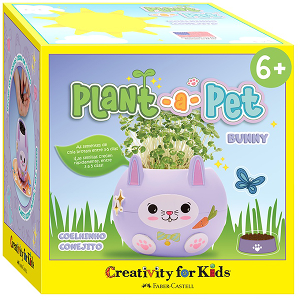 Mini Jardim Coelhinho, Brinquedo Criativo para crianças a partir de 6 anos, Creativity For Kids, Faber-Castell – CX 1 UN Mini Jardim Coelhinho, Brinquedo Criativo para crianças a partir de 6 anos, Creativity For Kids, Faber-Castell – CX 1 UN