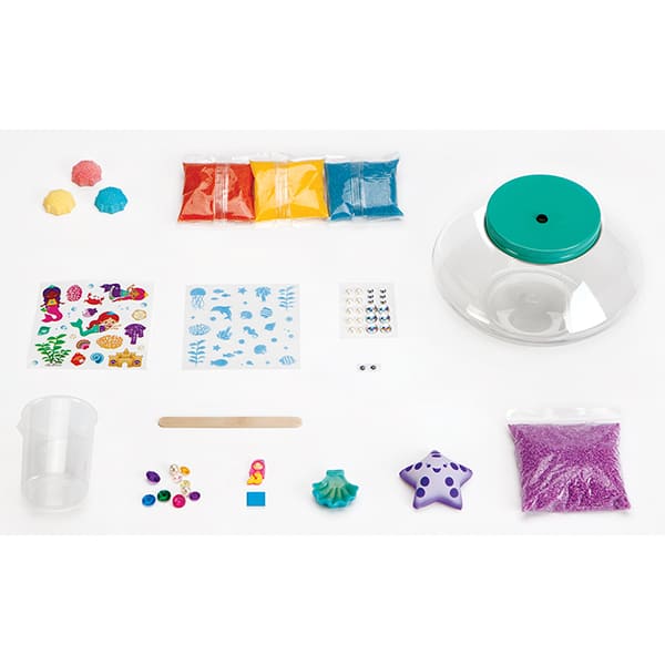 Terrário de Cristal de Sereia, Brinquedo Criativo para crianças a partir de 6 anos, Creativity For Kids, Faber-Castell – CX 1 UN