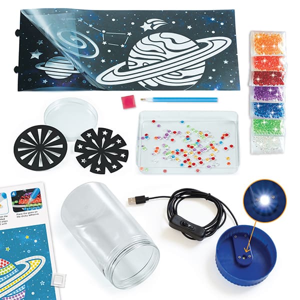 Luminária Espacial, Brinquedo Criativo para crianças a partir de 6 anos, Creativity For Kids, Faber-Castell – CX 1 UN
