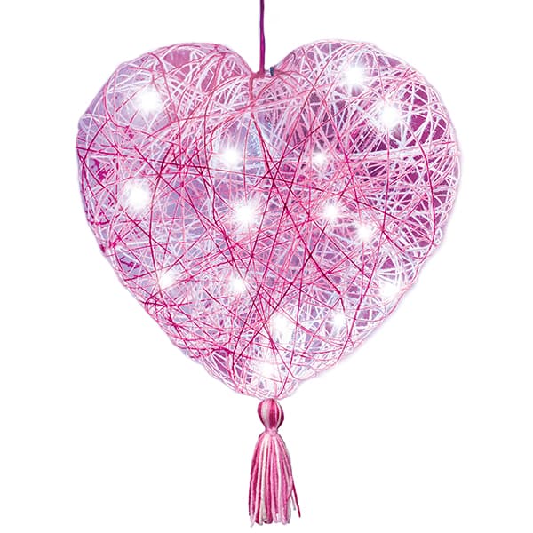 Luminária de Coração, Brinquedo Criativo para crianças a partir de 8 anos, Creativity For Kids, Faber-Castell – CX 1 UN