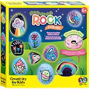 Glow in the Dark Rock Painting Kit, Brinquedo Criativo para crianças a partir de 7 anos, Creativity For Kids, Faber-Castell – CX 1 UN