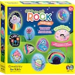 Glow in the Dark Rock Painting Kit, Brinquedo Criativo para crianças a partir de 7 anos, Creativity For Kids, Faber-Castell – CX 1 UN