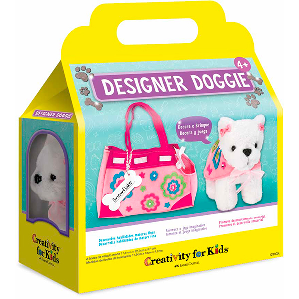 Cachorrinho de Pelúcia, Brinquedo Criativo para crianças a partir de 4 anos, Creativity For Kids, Faber-Castell - CX 1 UN Cachorrinho de Pelúcia, Brinquedo Criativo para crianças a partir de 4 anos, Creativity For Kids, Faber-Castell - CX 1 UN