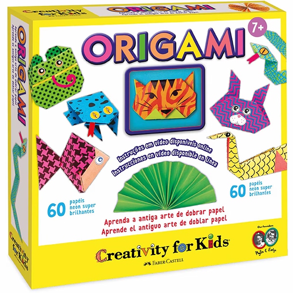 Kit Origami, Brinquedo Criativo para crianças a partir de 7 anos, Creativity For Kids, Faber-Castell - CX 1 UN