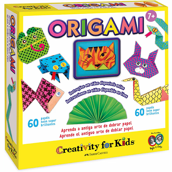 Kit Origami, Brinquedo Criativo para crianças a partir de 7 anos, Creativity For Kids, Faber-Castell - CX 1 UN Kit Origami, Brinquedo Criativo para crianças a partir de 7 anos, Creativity For Kids, Faber-Castell - CX 1 UN