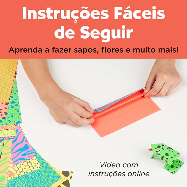 Kit Origami, Brinquedo Criativo para crianças a partir de 7 anos, Creativity For Kids, Faber-Castell - CX 1 UN