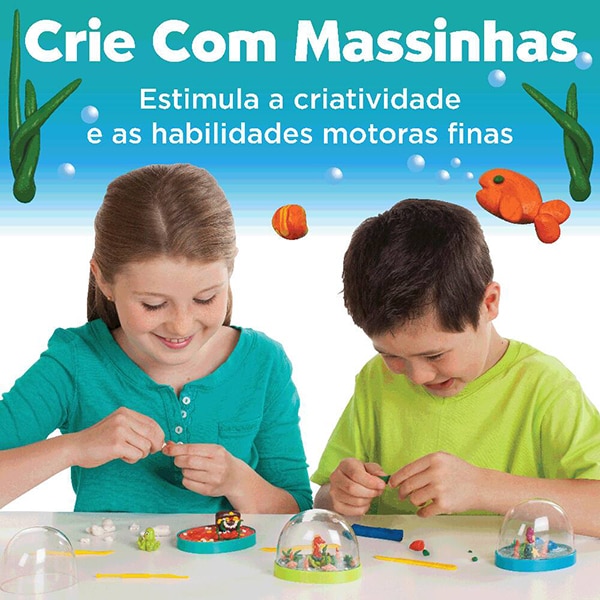 Globo de Água Fundo do Mar, Brinquedo Criativo para crianças a partir de 6 anos, Creativity For Kids, Faber-Castell - CX 1 UN