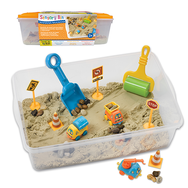 Caixa Sensorial Construção, Brinquedo Criativo para crianças a partir de 3 anos, Creativity For Kids, Faber-Castell - CX 1 UN Caixa Sensorial Construção, Brinquedo Criativo para crianças a partir de 3 anos, Creativity For Kids, Faber-Castell - CX 1 UN