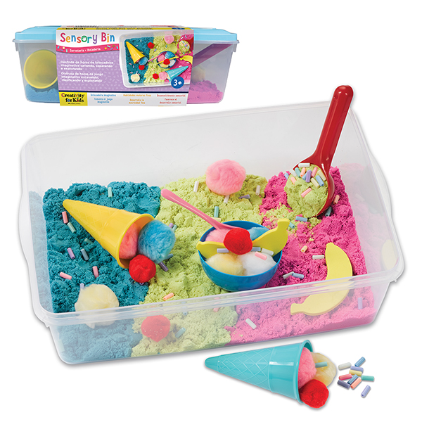 Caixa Sensorial Sorveteria, Brinquedo Criativo para crianças a partir de 3 anos, Creativity For Kids, Faber-Castell - CX 1 UN Caixa Sensorial Sorveteria, Brinquedo Criativo para crianças a partir de 3 anos, Creativity For Kids, Faber-Castell - CX 1 UN