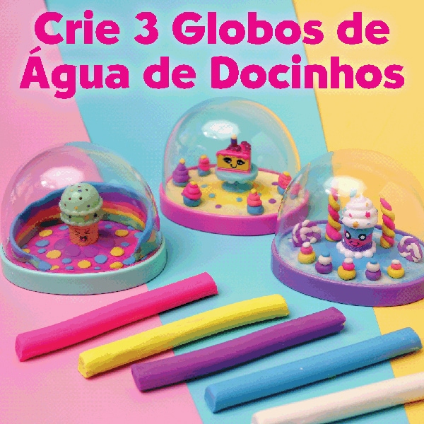 Globo de Água Docinhos, Brinquedo Criativo para crianças a partir de 6 anos, Creativity For Kids, Faber-Castell - CX 1 UN